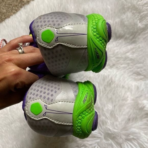 New Balance Minimus Sneakers Vibram Soles Green Purple Gray Size 9.5 - Picture 7 of 13